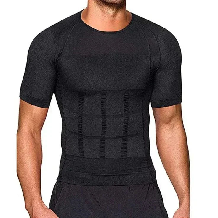 Body Shapers Half Sleeves (Black) | مشدات جسم بأكمام قصيرة (أسود)